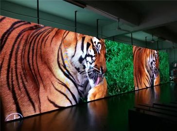 中国 RGBの最高によっては鋼鉄導かれたビデオ壁スクリーンが細くします1000匹のNit IP30 1080Pを新たになります サプライヤー