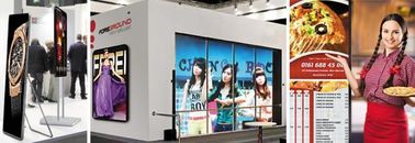 中国 導かれたポスター スクリーンZLM25の広告、無線複数のスクリーンのライト ボックスの陳列台 サプライヤー