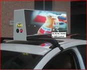 12Vデジタルの掲示板のタクシーはスクリーン、アクリル カバー アルミニウム フレームの小さい導かれた表示を導きました